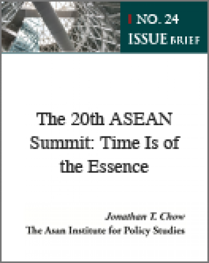 [Issue Brief No.24] The 20th ASEAN Summit: Time Is of the Essence