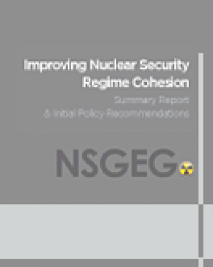 Improving Nuclear Security Regime Cohesion