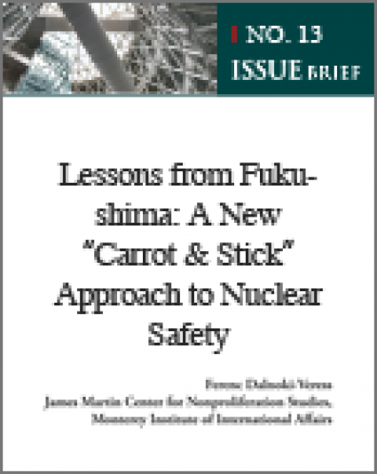 [Issue Brief No. 13] Lessons from Fukushima: A New ″Carrot & Stick″ Approach to Nuclear Safety