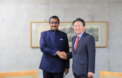 A Meeting with Mr. Ram Madhav, a member of Governing Council of India Foundation