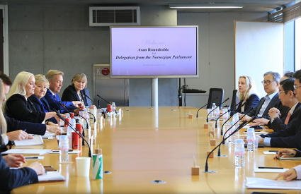 Asan Roundtable with the delegation of the Norway Parliament