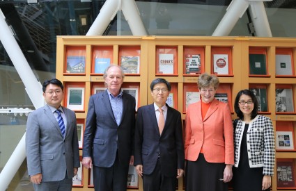 A meeting with the leadership of the Korea Society
